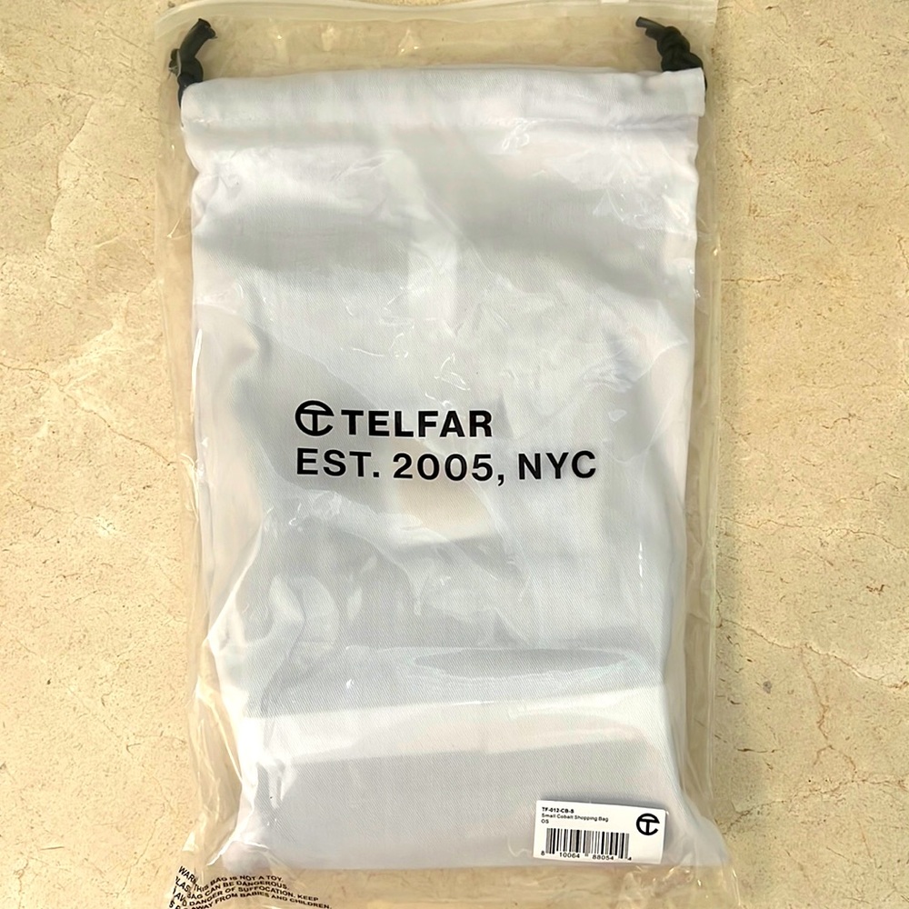 Brand New Telfar Small Shopping Bag in Cobalt